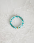 Aqua Glass Bracelet