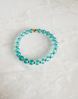 Aqua Glass Bracelet