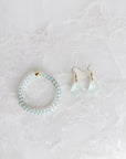 Seafoam Sea Glass Earrings