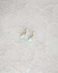 Seafoam Sea Glass Earrings