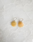 Gold Sunburst Earrings