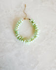 Seafoam Green Glass Bracelet