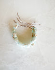 Natural Calcite & Recycled Glass Bracelet